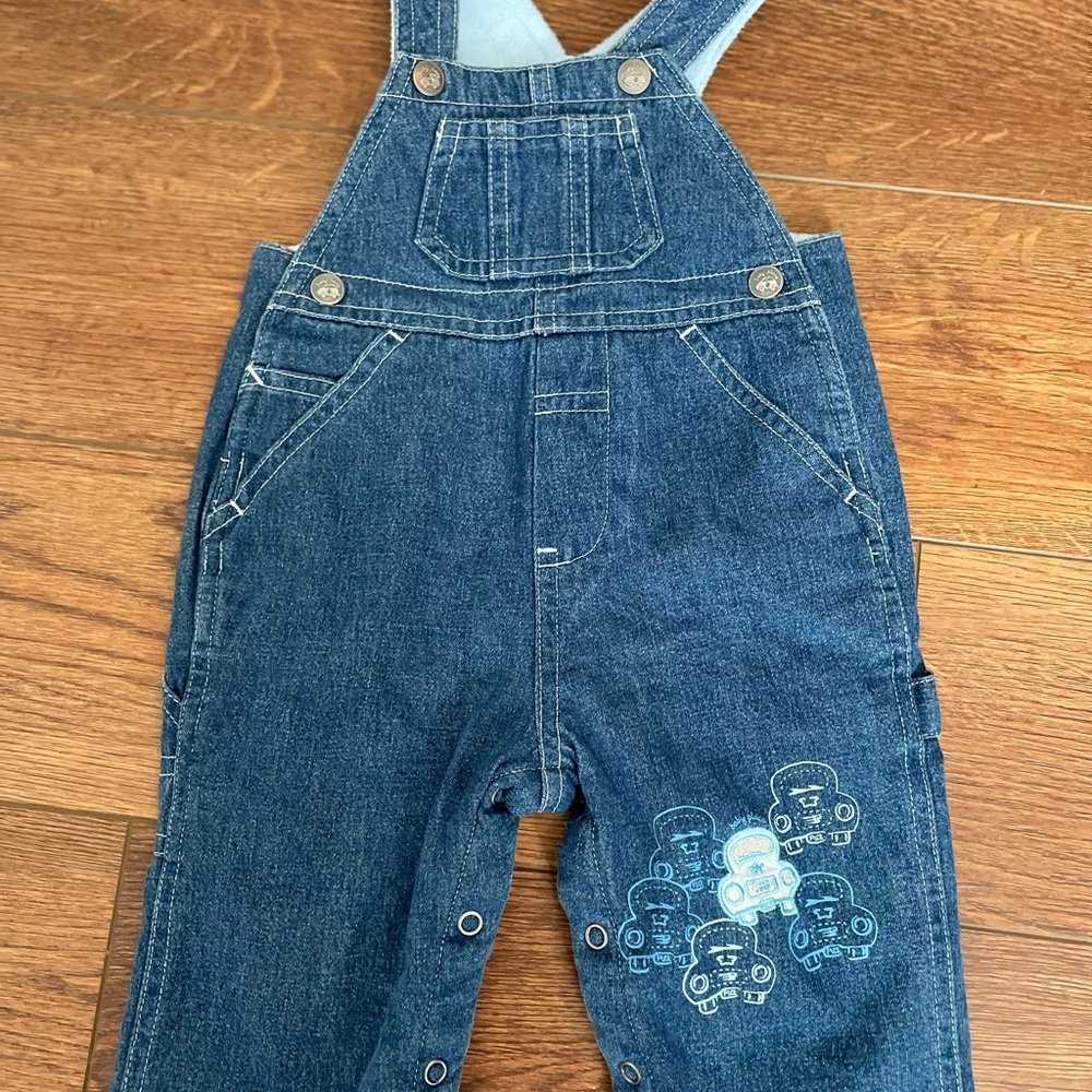 Boys Children’s Place Lined/Thick Denim Overalls